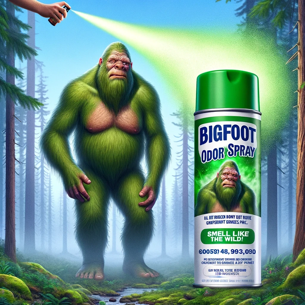 Bigfoot Odor Spray Ad